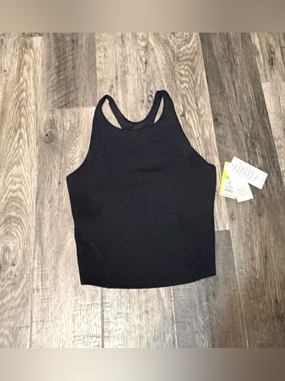 All In Motion Super Flex High Neck Racerback Support Tank Top Black Medium NWT
